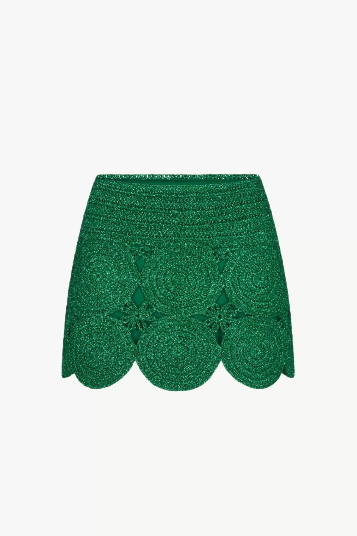 Bottoms<SIMONMILLER Beep Beep Mini Skirt in Gummy Green gummygreen