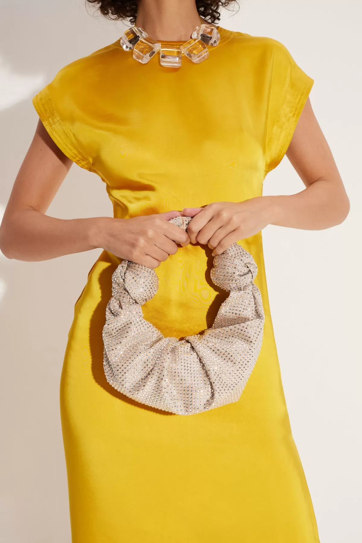 Bags<SIMONMILLER Crystal Lopsy Bag in seashell