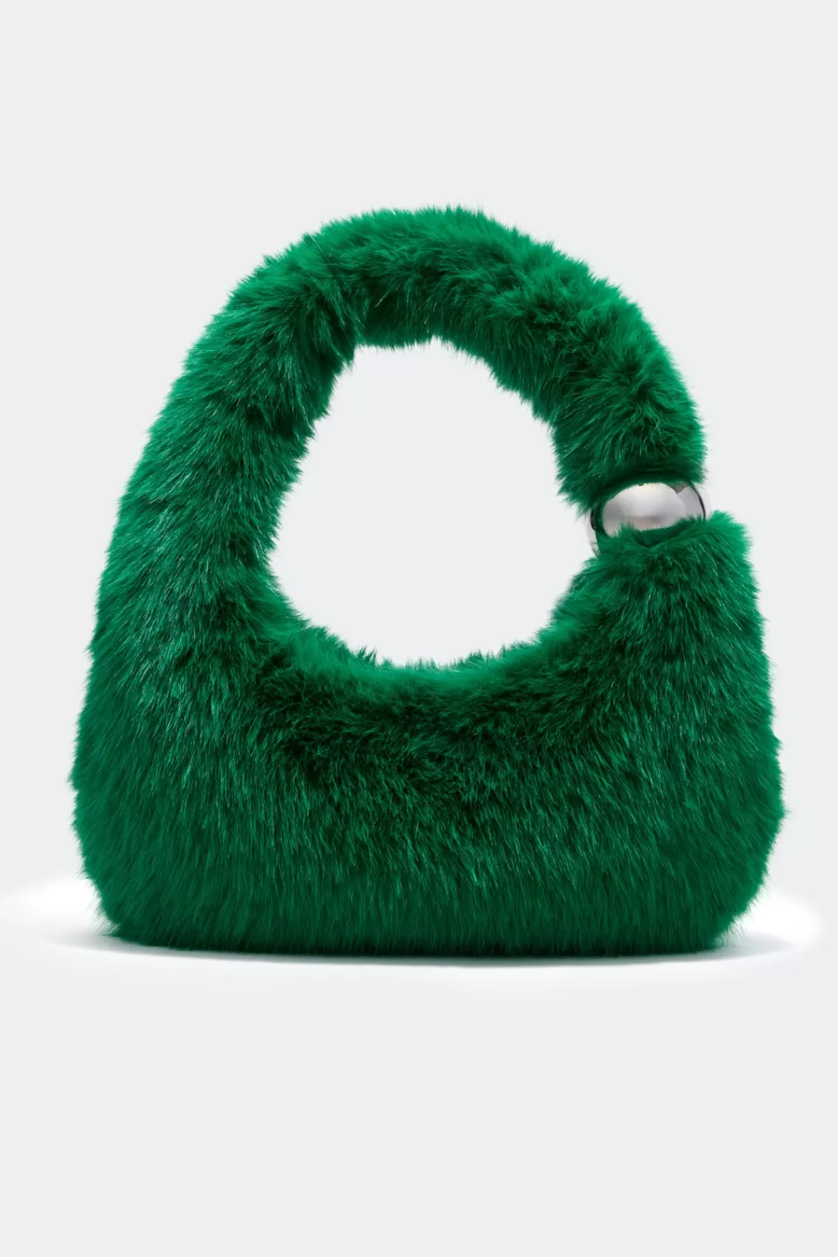 Bags<SIMONMILLER Faux Fur Figures Bag in Gummy Green gummygreen