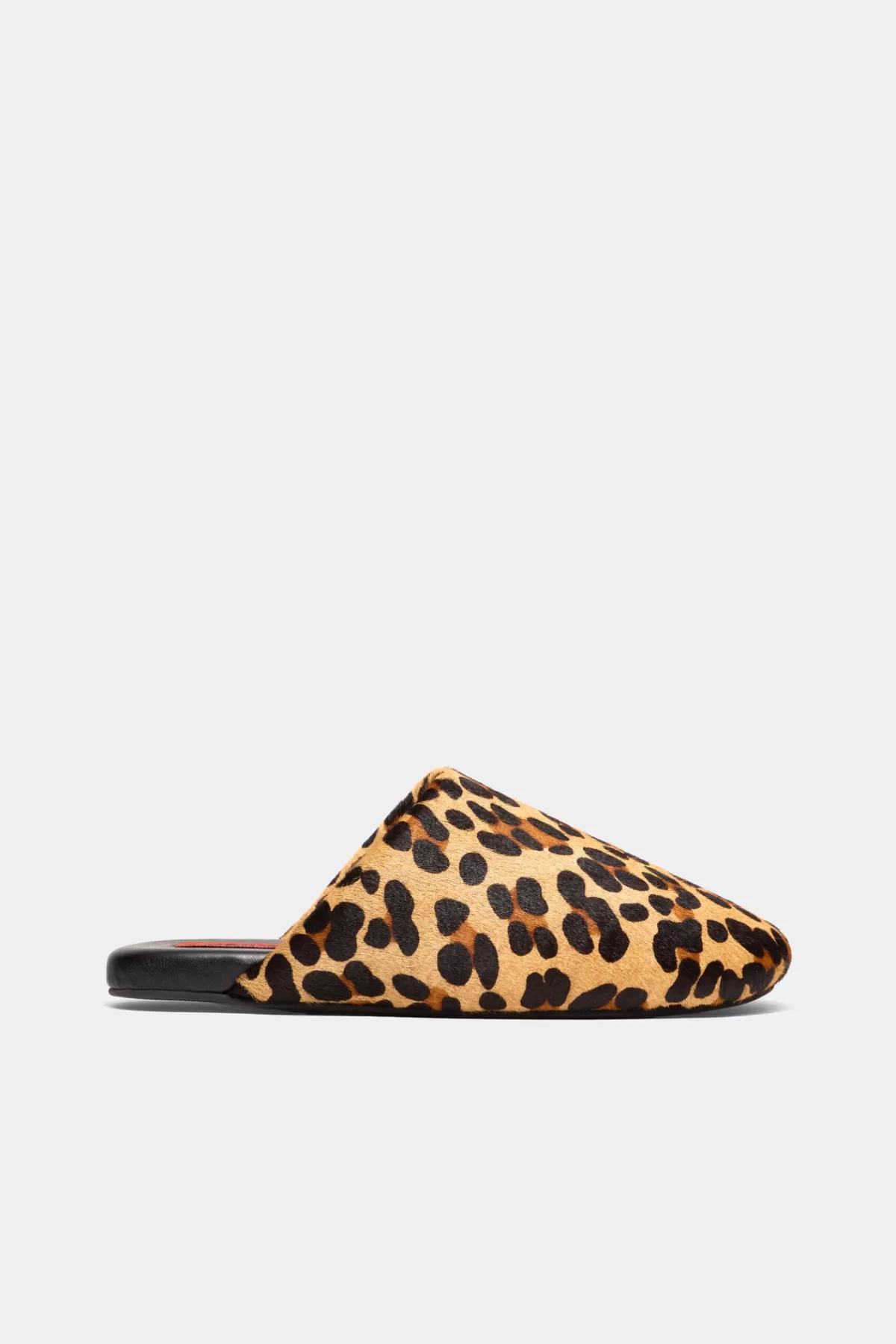Flats<SIMONMILLER Haircalf Bubble Slipper in cheetah