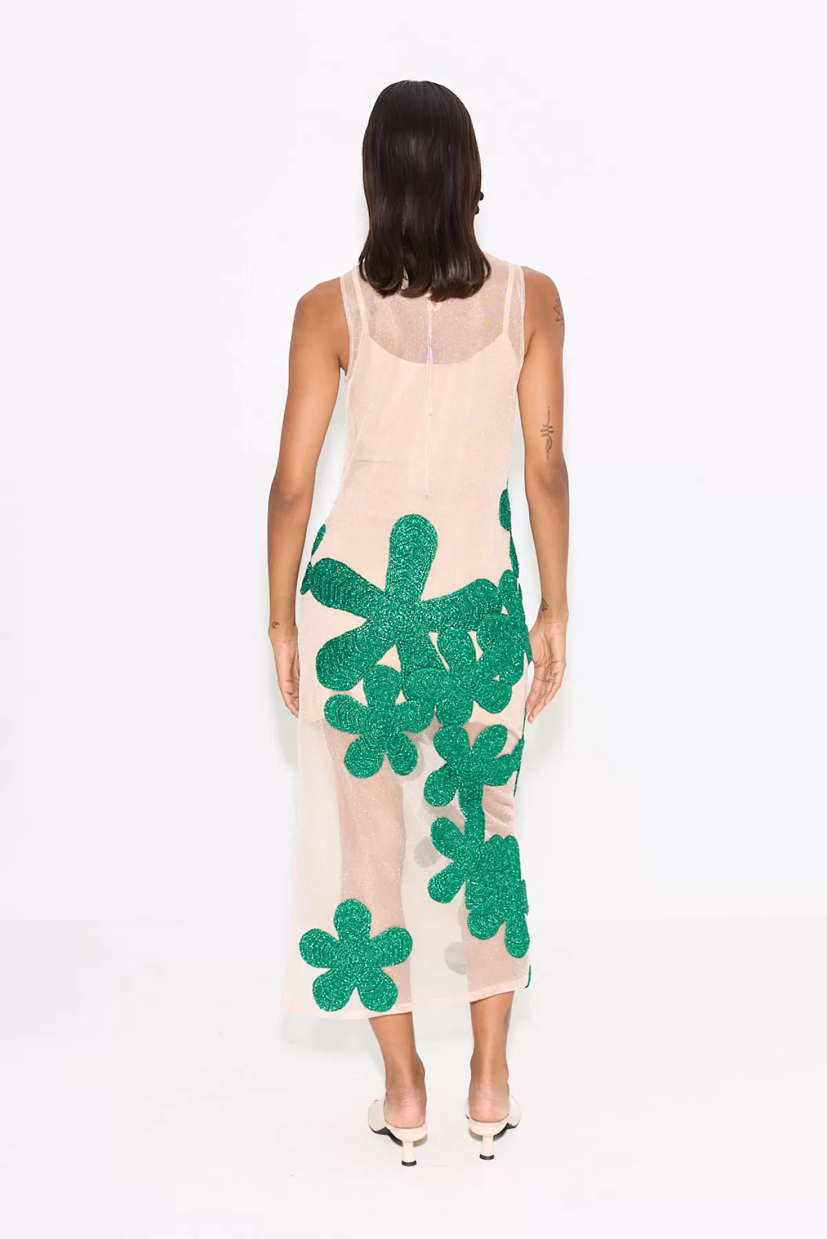 Clothing Rtw | Clothing<SIMONMILLER Hibiscus Crochet Dress in Gummy Green gummygreen