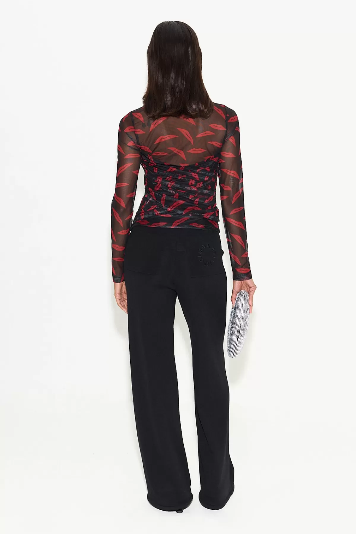 Clothing Rtw | Clothing<SIMONMILLER Kinny Mesh Top in Lip Print lipprint