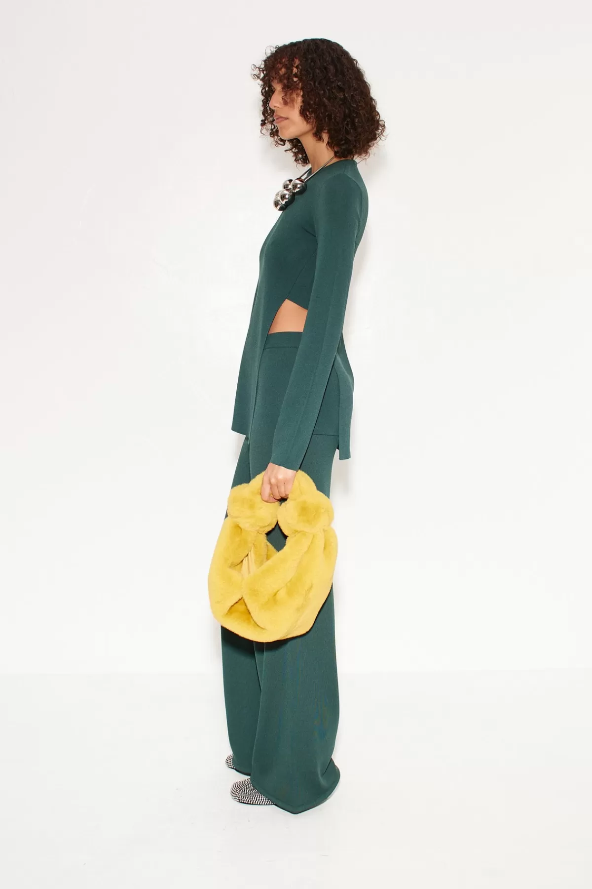 Knits By' Essentials<SIMONMILLER Knits By Canoga Long Sleeve Top in fern