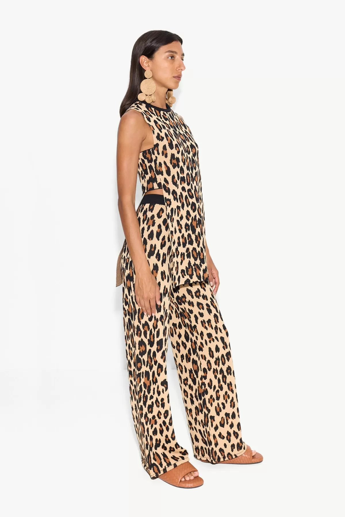 Tops<SIMONMILLER Knits By Canoga Top in cheetah