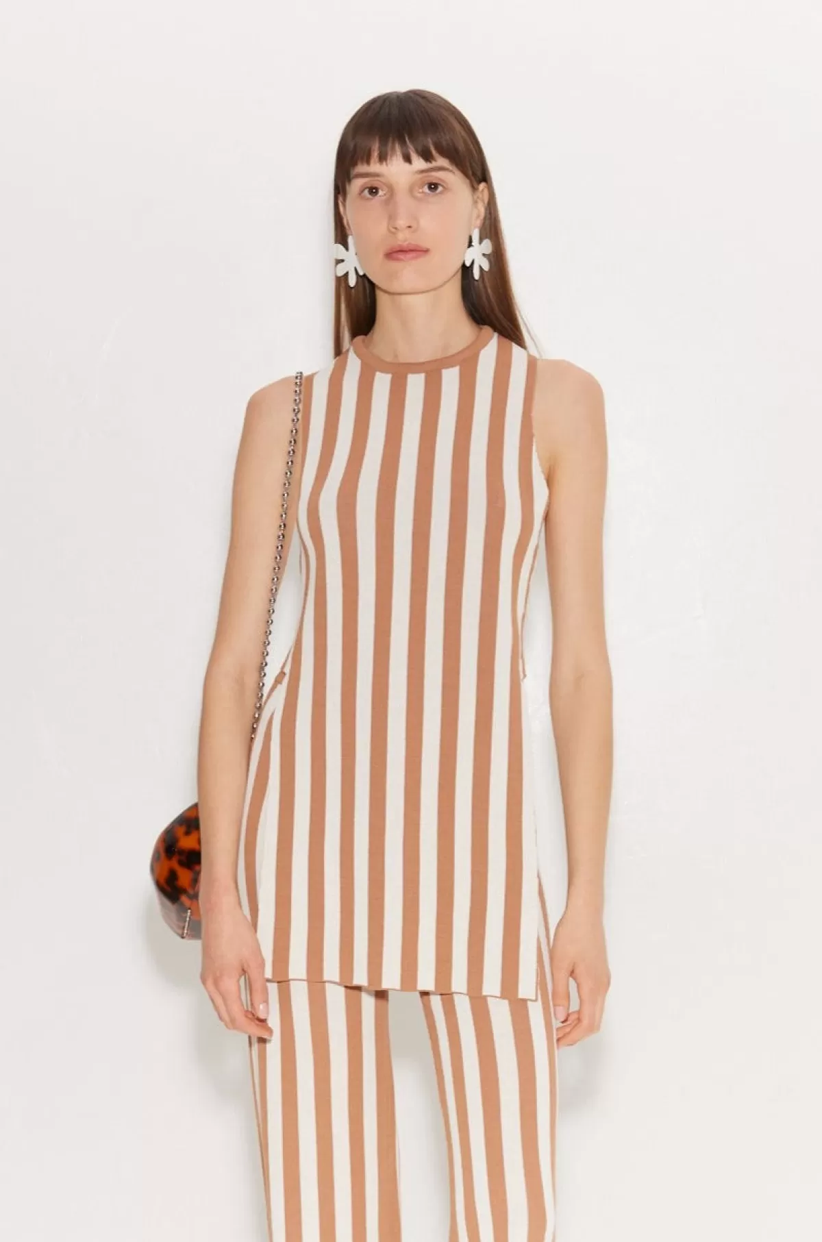 Tops<SIMONMILLER Knits By Canoga Top in Tan Stripe tanstripe