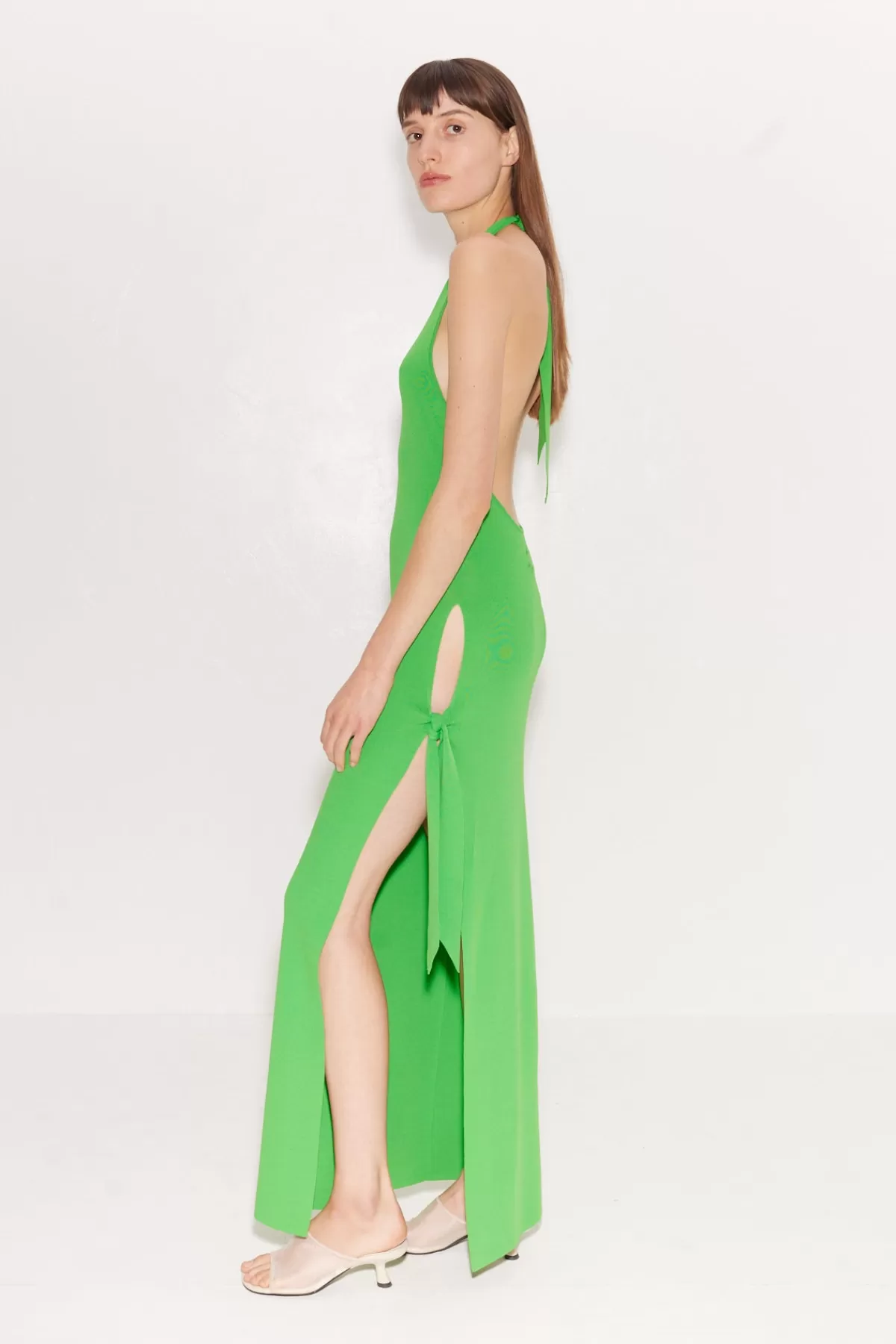 Knits By' Essentials<SIMONMILLER Knits By Junjo Dress in Gummy Green gummygreen
