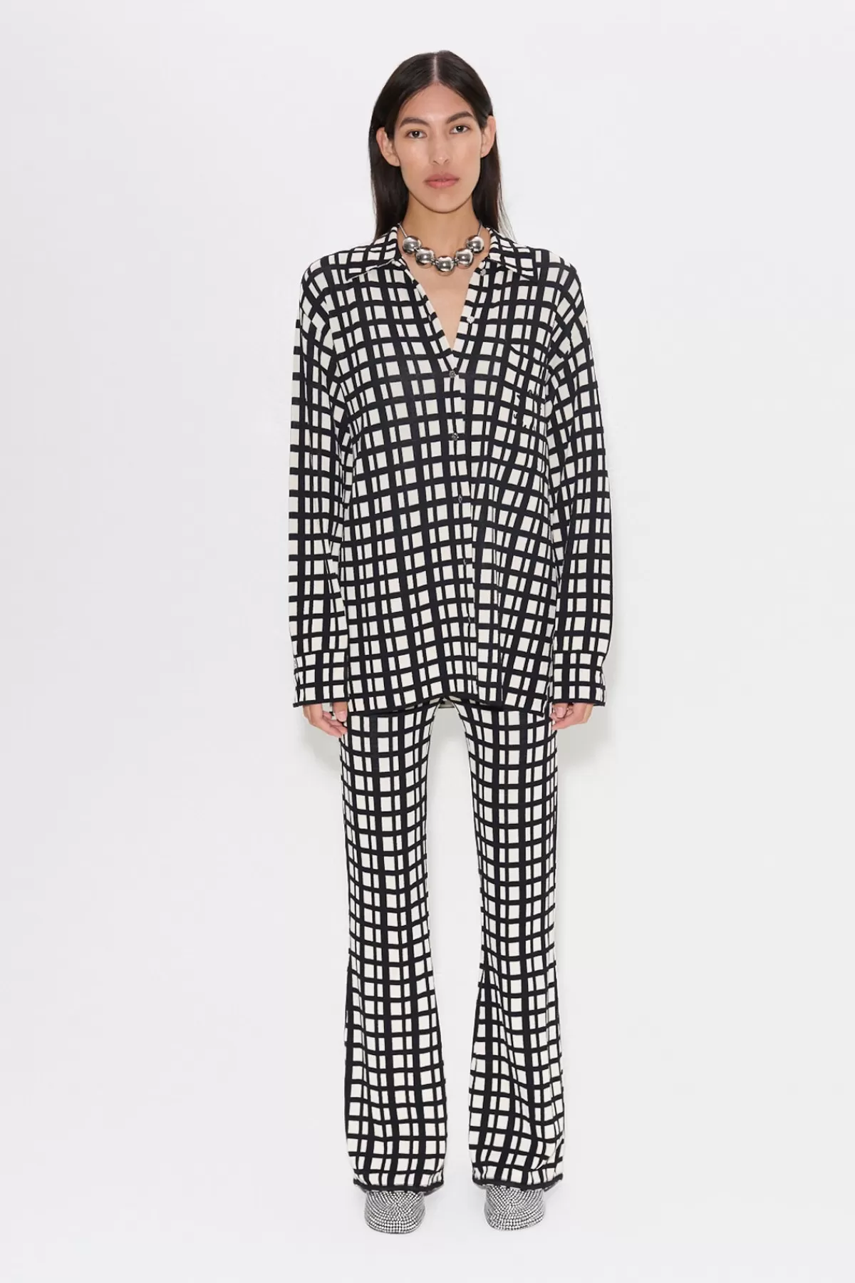 Knits By' Essentials<SIMONMILLER Knits By Whitsett Pant in windowpane