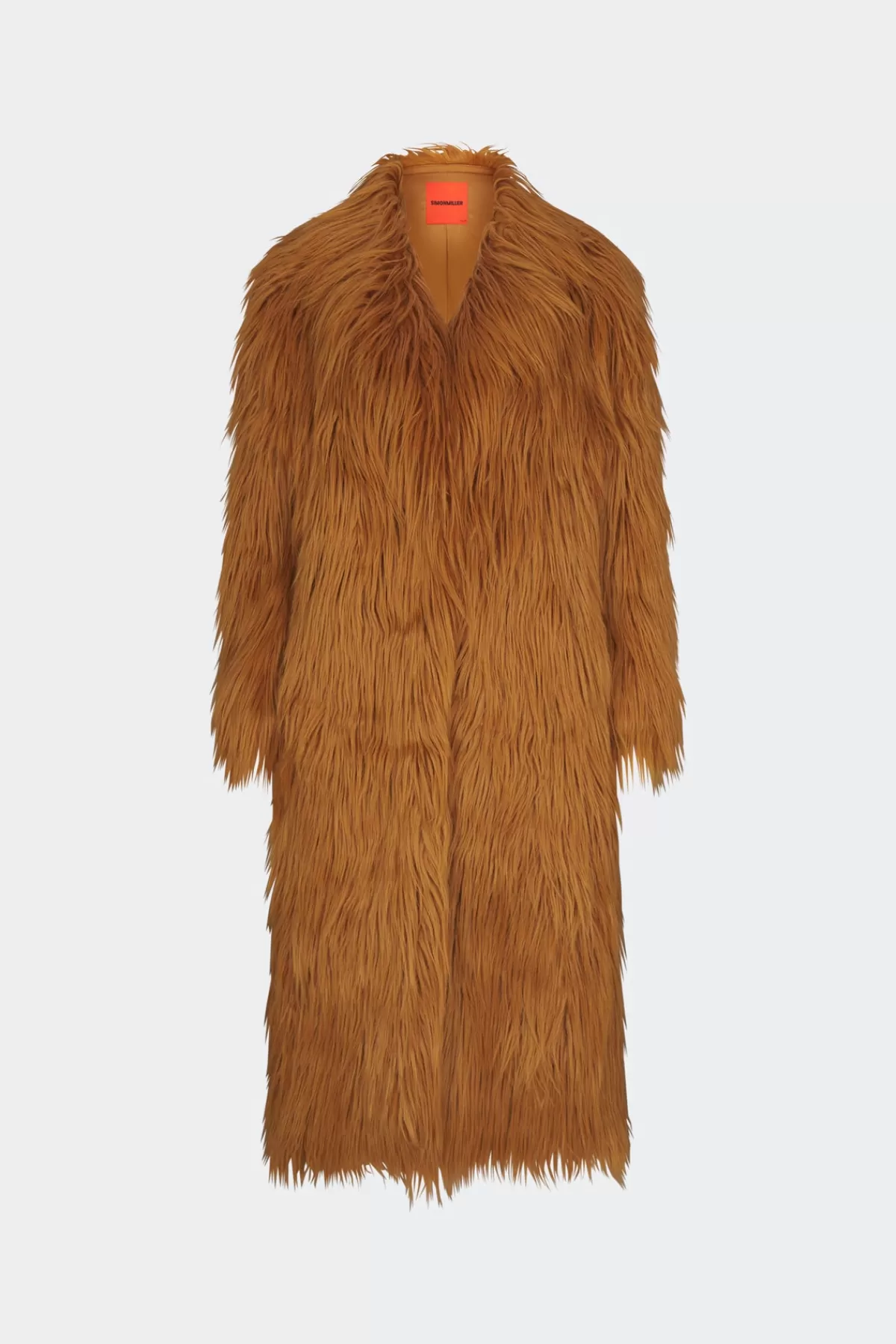 Outerwear<SIMONMILLER Lett Shaggy Faux Fur Coat in wheat