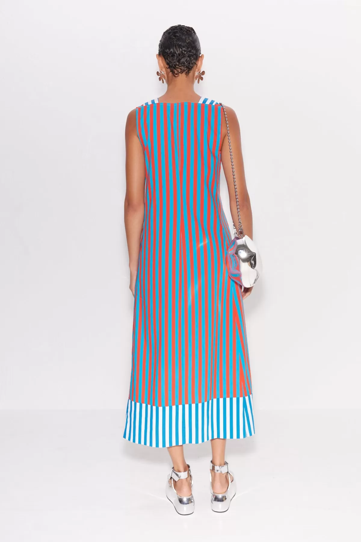 Poplin<SIMONMILLER Mar Striped Poplin Dress in Stripe Combo stripecombo
