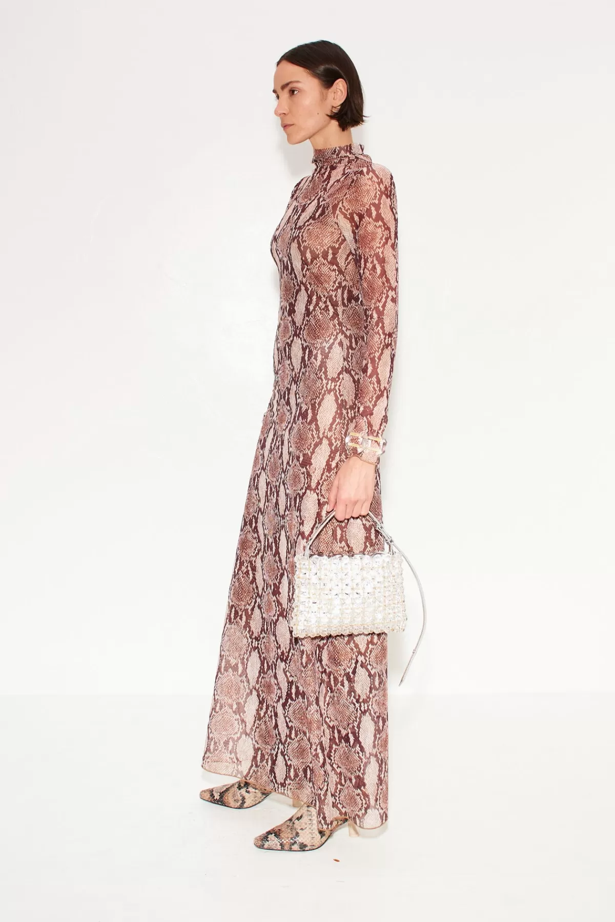 Bags<SIMONMILLER Mini Puffin Bag in clear