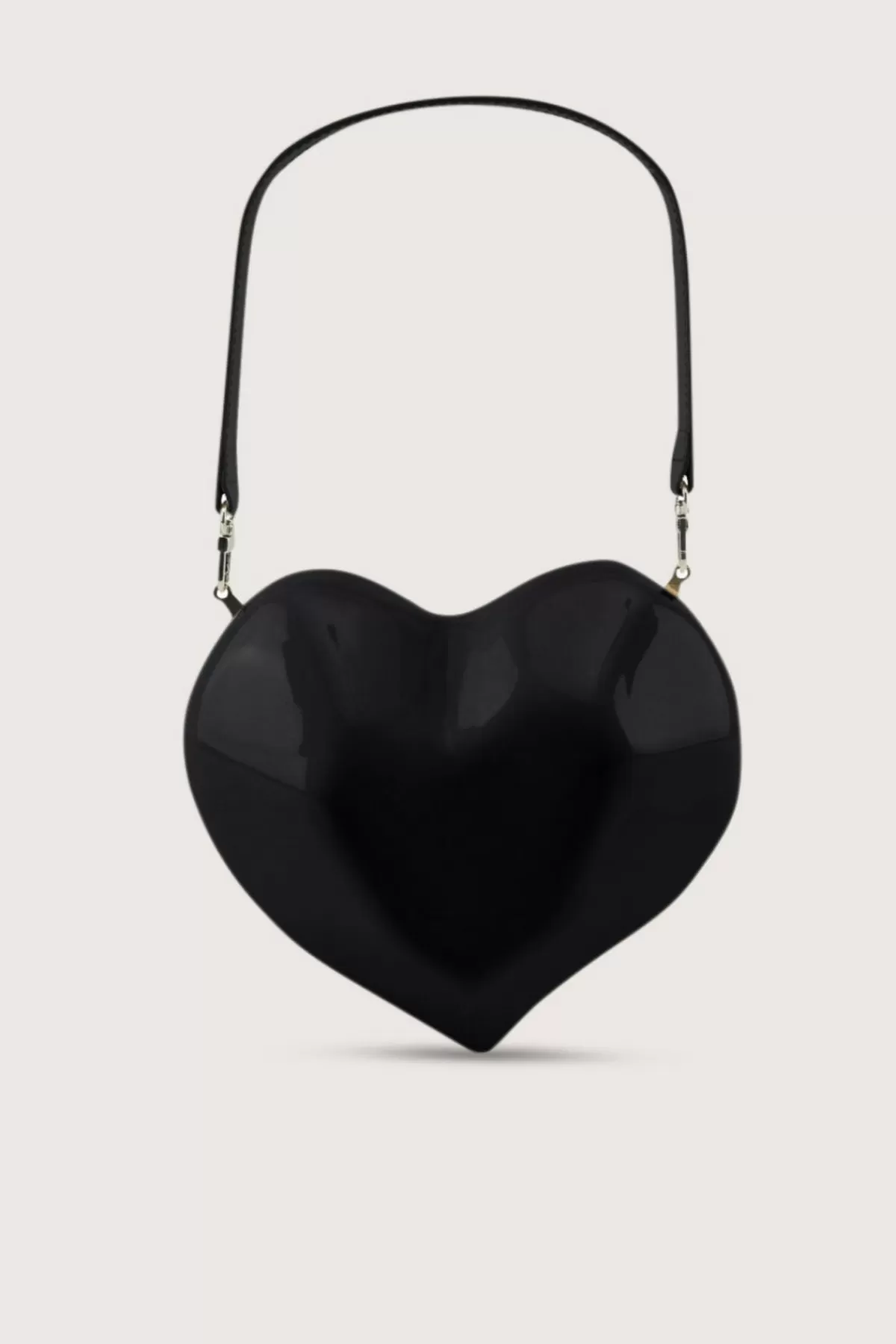 Bags<SIMONMILLER Molded Heart Bag in black