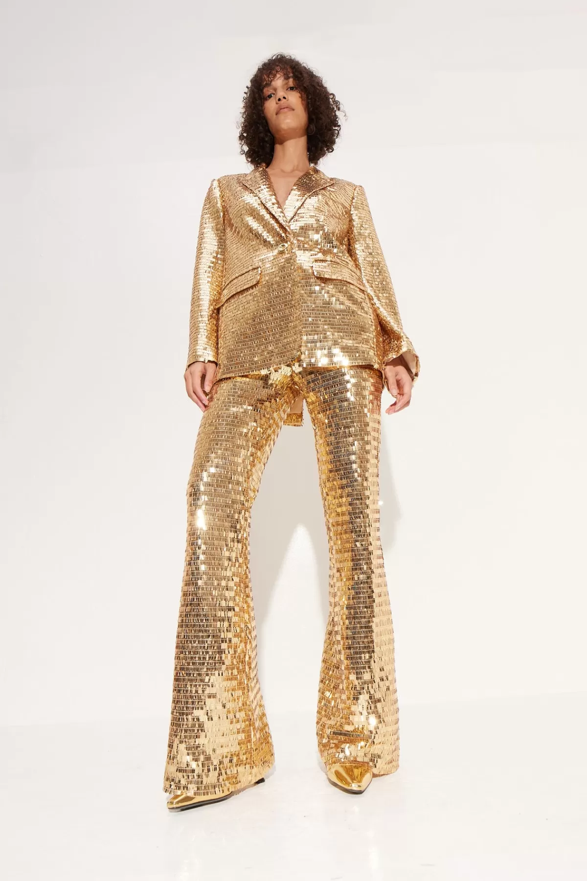Sets<SIMONMILLER Sequin Robo Pant in Star Gold stargold
