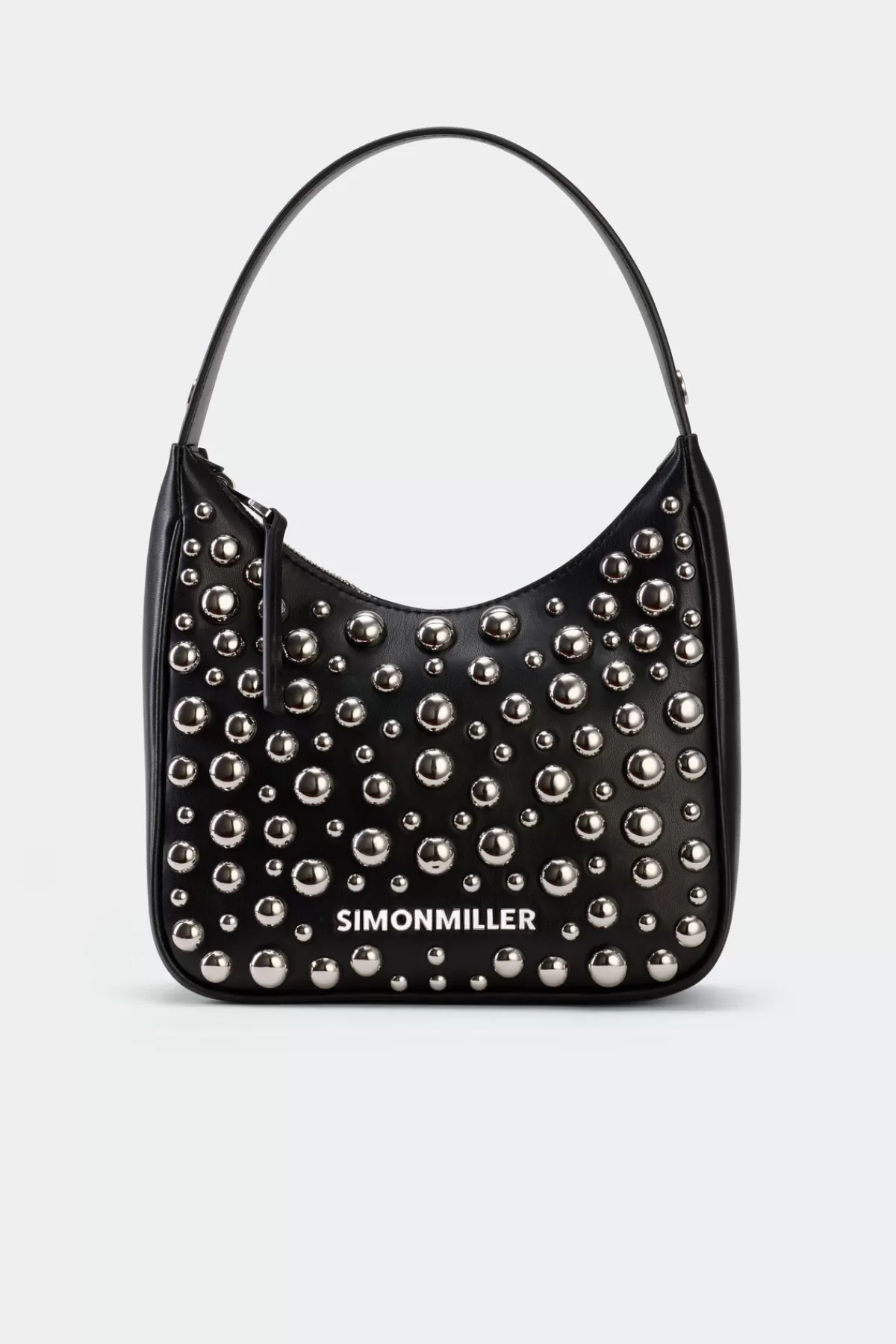 Bags<SIMONMILLER Studded Snap Bag in Black/Silver black/silver