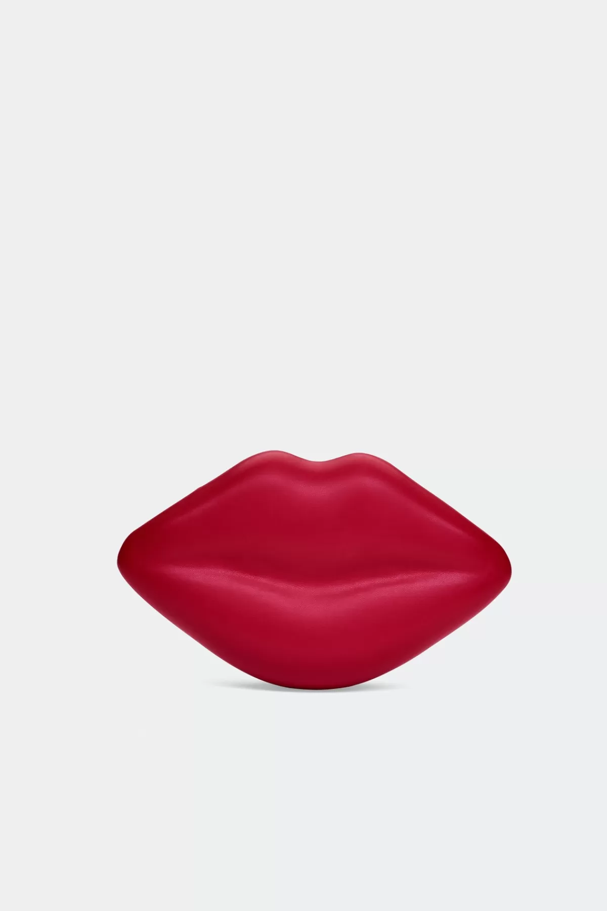 Bags<SIMONMILLER Vegan Lip Clutch in Lucky Red luckyred