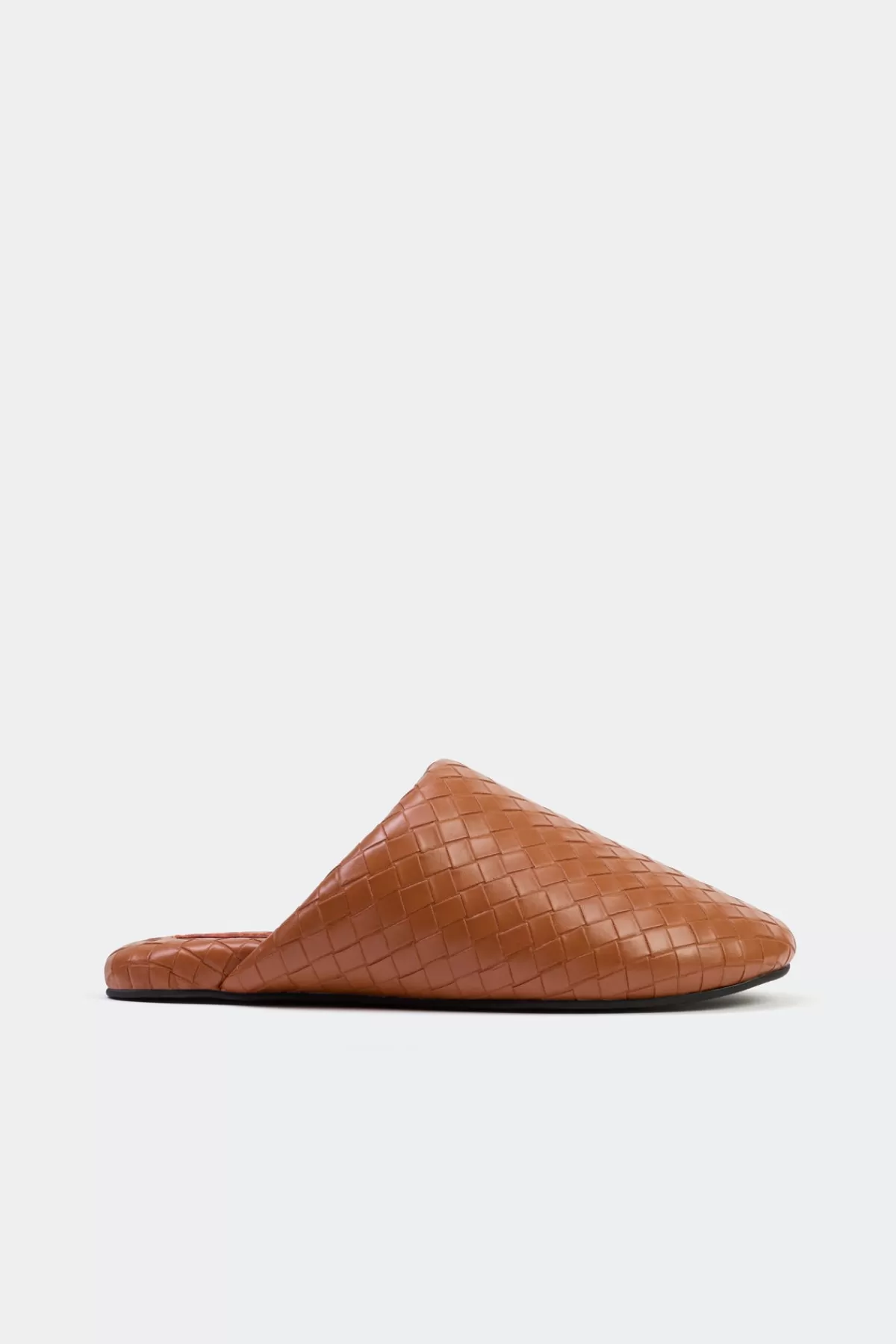 Shoes<SIMONMILLER Woven Bubble Slipper in chestnut