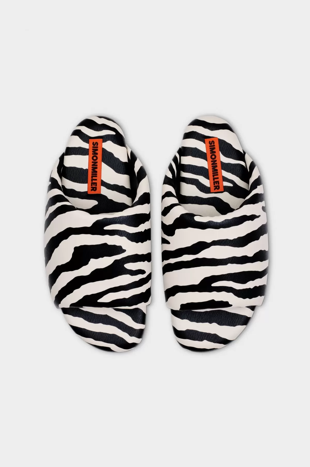 Shoes<SIMONMILLER Zebra Bubble Slide in Zebra Trip zebratrip