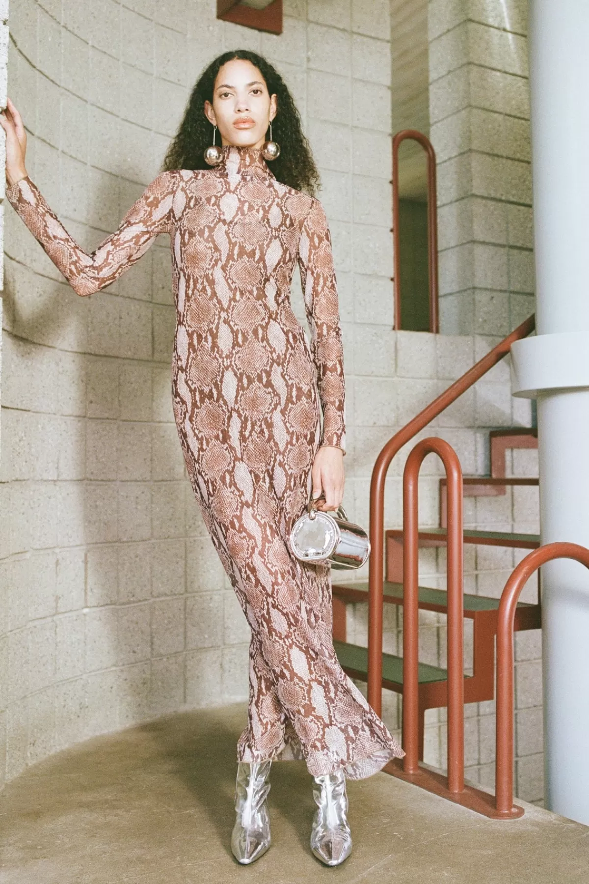 Clothing Rtw | Clothing<SIMONMILLER Zesty Mesh Dress in Snake Print snakeprint